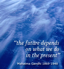 Image: Wind blowing over a blue sea